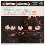 LSC-1991 - Beethoven - Symphony No. 7 - Fidelio Overture ~ Chicago Symphony Orchestra, Reiner