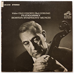 LSC-2109 - Walton - Cello Concerto - Bloch - Schelomo ~ Piatigorsky - Boston - Munch