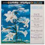 LSC-2312 - J. S. Bach - Cantatas Nos. 56 And 82 ~ Harrell - Shaw - RCA Victor Orchestra And Chorus