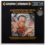 LSC-2314 - Mendelssohn - Concerto In E Minor - Prokofieff - Concerto In G Minor ~ Heifetz - Munch, Boston Symphony