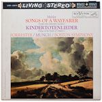 LSC-2371 - Mahler - Songs Of A Wayfarer - Kindertotenlieder ~ Forrester - Boston Symphony, Munch