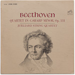 LSC-2626 - Beethoven - Quartet In C-Sharp Minor, Op. 131 ~ Juilliard String Quartet